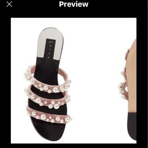 Leith Embellished slide sandal